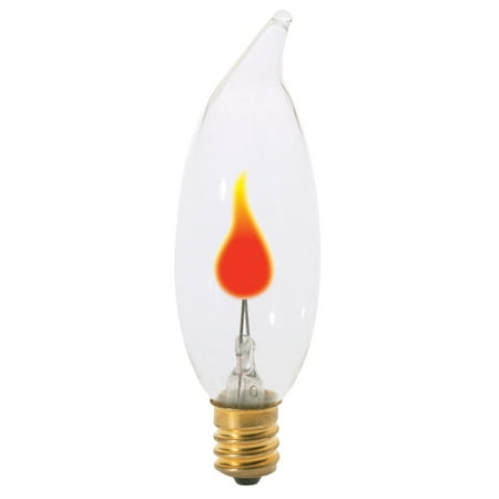 Satco S3756 - 3 watt CA8 Incandescent; Clear; 1000 average rated hours; Candelabra base; 120 volts
Satco S3756 - 3 watt CA8 Incandescent; Clear; 1000 average rated hours; Candelabra base; 120 volts