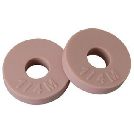 2PC Brass Craft SCB2110 Plumb Shop Tan 37/64 Inch Flat Faucet Washers