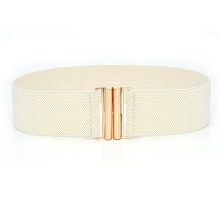 Beppter Women Elastic Waist Belt Metal Buckle Waistband Solid Color Wide Corset Belt Female Apparel Accessories
Beppter Women Elastic Waist Belt Metal Buckle Waistband Solid Color Wide Corset Belt Female Apparel Accessories