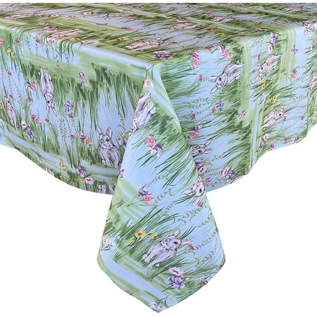 Newbridge Easter Bunny Rabbit Meadow Easy Care Fabric Tablecloth 60” x 84” Oblong/Rectangle
Newbridge Easter Bunny Rabbit Meadow Easy Care Fabric Tablecloth 60” x 84” Oblong/Rectangle