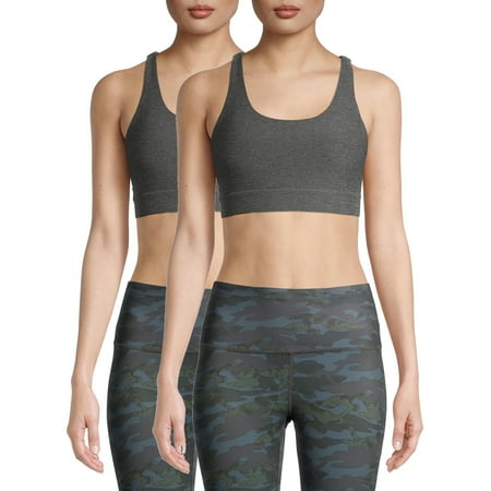 Avia Medium Support Strappy Sports Bra 2 Pack