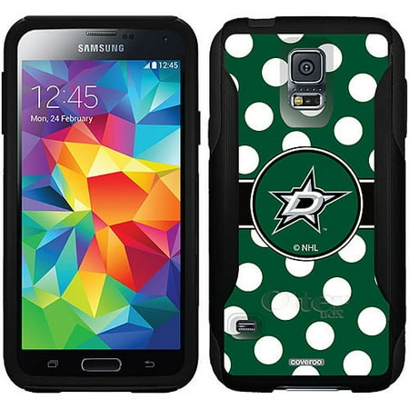 Dallas Stars Polka Dots Design on OtterBox Commuter Series Case for Samsung Galaxy S5