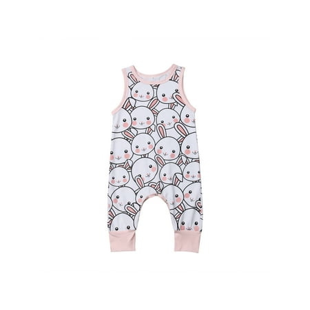Sunisery Infant Baby Girls Cute Rabbit Print Clothes Summer Sleeveless Jumpsuit Sleeping Playsuits Clothes
Sunisery Infant Baby Girls Cute Rabbit Print Clothes Summer Sleeveless Jumpsuit Sleeping Playsuits Clothes