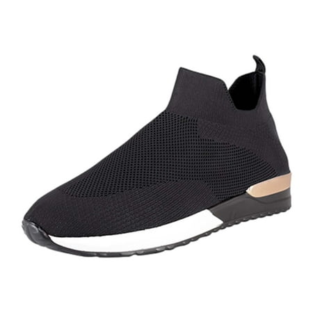 Women s Walking Shoes Sock Sneakers Mesh Anti-Slip Girls Shoes