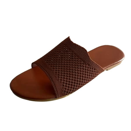 Daznico Womens Sandals Ladies Summer Solid Breathable Mesh Open Toe Flat Bottom Beach Slippers ( Brown 7.5 )
Daznico Womens Sandals Ladies Summer Solid Breathable Mesh Open Toe Flat Bottom Beach Slippers ( Brown 7.5 )