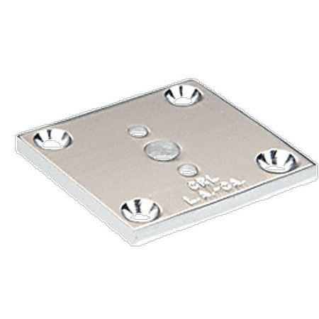 CRL D695BA Brite Anodized Standard 2 x 2 Base for Post Extrusion