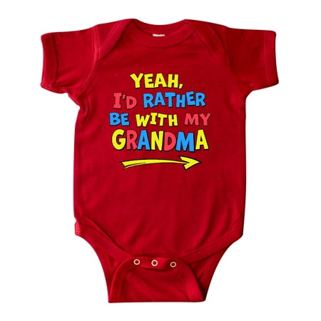 Inktastic Yeah I d Rather be with My Grandma in Red Yellow and Blue Gift Baby Boy or Baby Girl Bodysuit
Inktastic Yeah I d Rather be with My Grandma in Red Yellow and Blue Gift Baby Boy or Baby Girl Bodysuit