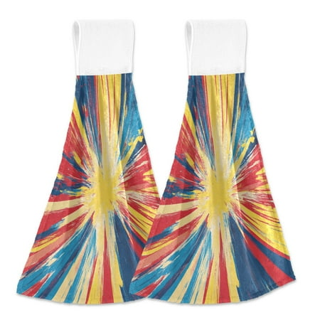 2pcs Kitchen Hanging Towels Bathroom Hanging Towels Velcro Soft Hand Towel Absorbent Tie Towels for Kitchen Toilet Tea Bar Washcloth Decor Vibrant Yellow Rays
2pcs Kitchen Hanging Towels Bathroom Hanging Towels Velcro Soft Hand Towel Absorbent Tie Towels for Kitchen Toilet Tea Bar Washcloth Decor Vibrant Yellow Rays