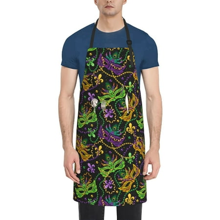 Ocsxa Mardi Gras Surface Apron With Pockets Kitchen Bib Waterproof Resistant Women Men Unisex Adjustable
Ocsxa Mardi Gras Surface Apron With Pockets Kitchen Bib Waterproof Resistant Women Men Unisex Adjustable