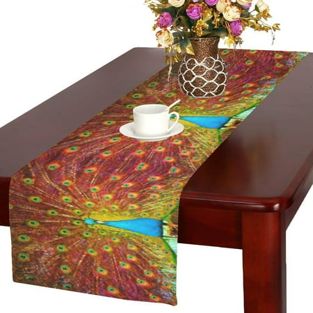 MYPOP Beautiful Peacock Feather Long Table Runner 16x72 incheses Digital Painting Rectangle Table Runner Cotton Linen Cloth Placemat for Office Kitchen Dining Wedding Party Home Decor
MYPOP Beautiful Peacock Feather Long Table Runner 16x72 incheses Digital Painting Rectangle Table Runner Cotton Linen Cloth Placemat for Office Kitchen Dining Wedding Party Home Decor