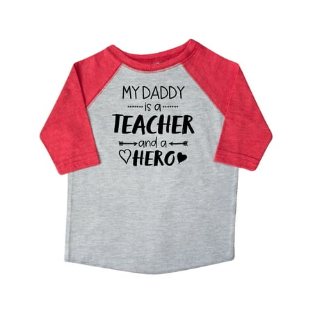 Inktastic My Daddy is a Teacher and a Hero Gift Toddler Boy or Toddler Girl T-Shirt
Inktastic My Daddy is a Teacher and a Hero Gift Toddler Boy or Toddler Girl T-Shirt