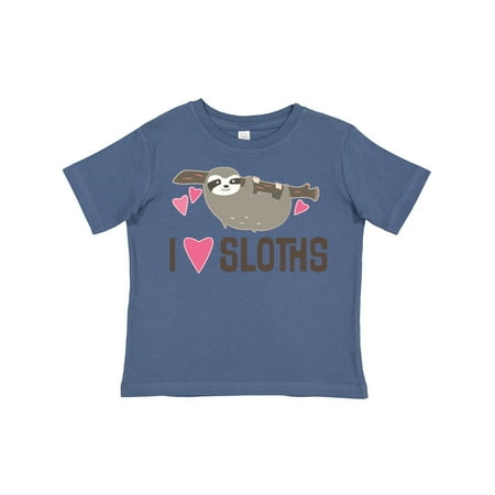 Inktastic Sloth Lover Rain Forest Gift Toddler Toddler Girl T-Shirt