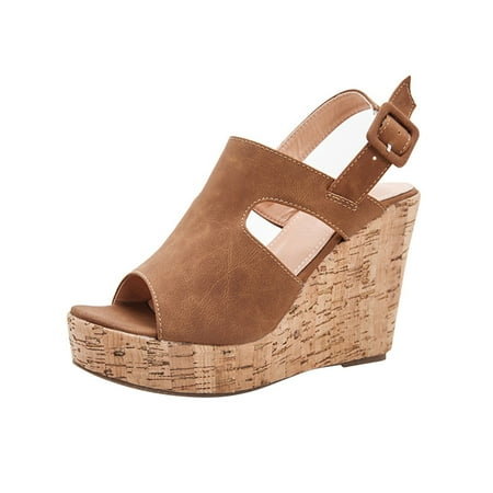 Summer Savings Clearance 2022! Tagold Sandals for Womens Dressy Summer Sandals Womens Women Shoes Casual Peep Toe Wedges Super High Heels Buckle Strap Fashion Sandals
Summer Savings Clearance 2022! Tagold Sandals for Womens Dressy Summer Sandals Womens Women Shoes Casual Peep Toe Wedges Super High Heels Buckle Strap Fashion Sandals