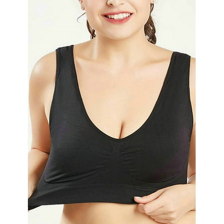JustVH Women Seamless High Stretch Sports Casual Underwear Chest Pad Full Cup Shockproof Quick-drying Bra
JustVH Women Seamless High Stretch Sports Casual Underwear Chest Pad Full Cup Shockproof Quick-drying Bra