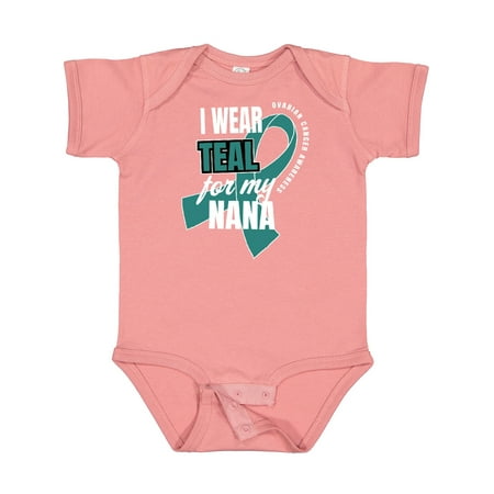 Inktastic I Wear Teal for My Nana Ovarian Cancer Awareness Gift Baby Boy or Baby Girl Bodysuit
Inktastic I Wear Teal for My Nana Ovarian Cancer Awareness Gift Baby Boy or Baby Girl Bodysuit