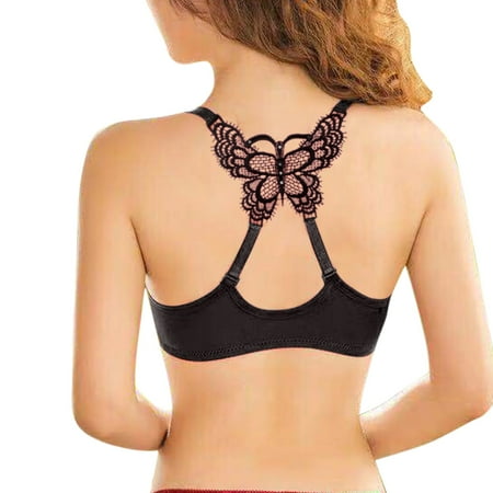 MIARHB Womens Y Shape Beautiful Back Ultra Gather Butterfly Lace Glossy Bra Sexy Bra
MIARHB Womens Y Shape Beautiful Back Ultra Gather Butterfly Lace Glossy Bra Sexy Bra