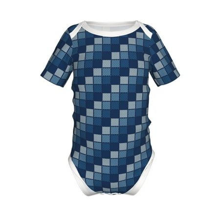 Adobk Pixel Grid Print Baby Climbing Clothes Jumpsuit Rompers Classic Rompers Child Short sleeve Bodysuits-9M
Adobk Pixel Grid Print Baby Climbing Clothes Jumpsuit Rompers Classic Rompers Child Short sleeve Bodysuits-9M