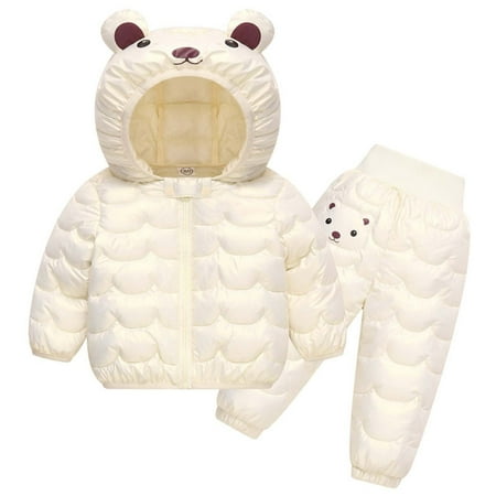TIREOW Children s Casual Down Sets Toddler Baby Boys Girls and Boys Winter Cartoon Windproof Coat Hooded Warm Outwear Set Daily Outdoor Outfits
TIREOW Children s Casual Down Sets Toddler Baby Boys Girls and Boys Winter Cartoon Windproof Coat Hooded Warm Outwear Set Daily Outdoor Outfits