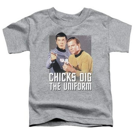 Trevco Star Trek-Chicks Dig - Short Sleeve Toddler Tee - Athletic Heather- Medium 3T
Trevco Star Trek-Chicks Dig - Short Sleeve Toddler Tee - Athletic Heather- Medium 3T