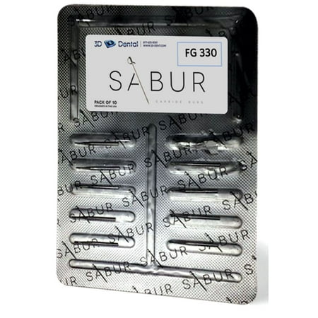 House Brand FG2-100 FG Friction Grip Sabur#2 Round Carbide Burs 100/Pk