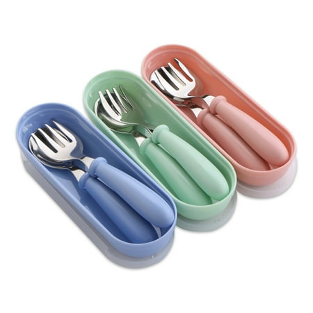 HYmarket 3Pcs/Set Cute Children Stainless Steel Spoon Forks Storage Box Feeding Utensils
HYmarket 3Pcs/Set Cute Children Stainless Steel Spoon Forks Storage Box Feeding Utensils