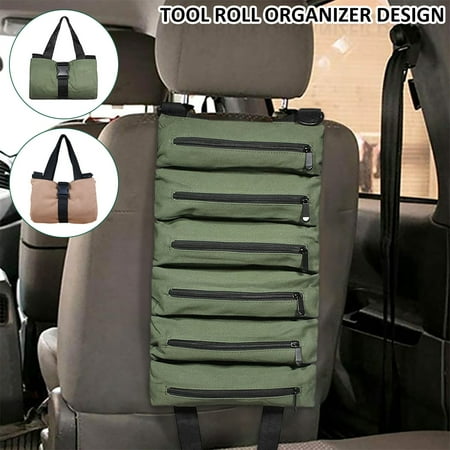 GUSTVE Super Roll Tool Roll Multi-Purpose Tool Roll Up Bag Wrench Roll Pouch Canvas Tool Organizer Bucket Hanging Tool Zipper Carrier Tote Car Camping Gear
GUSTVE Super Roll Tool Roll Multi-Purpose Tool Roll Up Bag Wrench Roll Pouch Canvas Tool Organizer Bucket Hanging Tool Zipper Carrier Tote Car Camping Gear