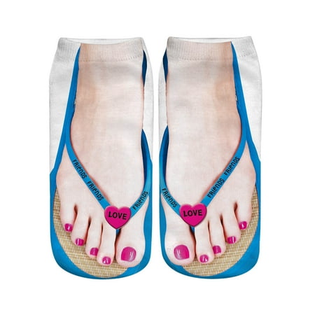 3D Pattern Manicure Print Socks Flip Flop Funny Hidden Running Socks Women Personalized Low Cut Ankle
3D Pattern Manicure Print Socks Flip Flop Funny Hidden Running Socks Women Personalized Low Cut Ankle