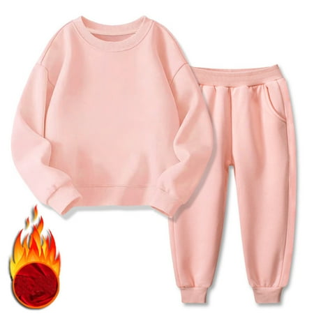 Hbdhejl Outfit Set For Boys Girls Toddler Kids Clothes Unisex Solid Color Sweatsuit Long Sleeve Warm Pullover Tops Pants Set Outfits Pink 5-6 Years
Hbdhejl Outfit Set For Boys Girls Toddler Kids Clothes Unisex Solid Color Sweatsuit Long Sleeve Warm Pullover Tops Pants Set Outfits Pink 5-6 Years