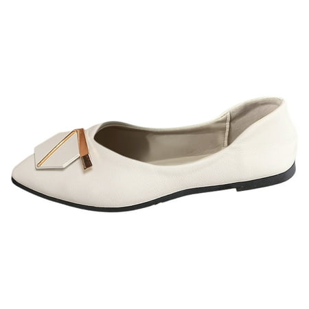 Cathalem Shoes Women Adult Female Women Shoes Casual Dress Solid Color Comfortable Flat Heel Pointed Toe Lightweight Large Size Single Thick Heels Women White 9
Cathalem Shoes Women Adult Female Women Shoes Casual Dress Solid Color Comfortable Flat Heel Pointed Toe Lightweight Large Size Single Thick Heels Women White 9