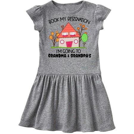 Inktastic Book my Reservation- I m Going To Grandma and Grandpa s Gift Toddler Girl Dress
Inktastic Book my Reservation- I m Going To Grandma and Grandpa s Gift Toddler Girl Dress