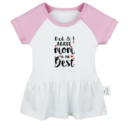 Dad And I Agree Mom Is The Best Funny Dresses For Baby Newborn Babies Skirts Infant Princess Dress 0-24M Kids Graphic Clothes (Pink Raglan Dresses 18-24 Months)
Dad And I Agree Mom Is The Best Funny Dresses For Baby Newborn Babies Skirts Infant Princess Dress 0-24M Kids Graphic Clothes (Pink Raglan Dresses 18-24 Months)