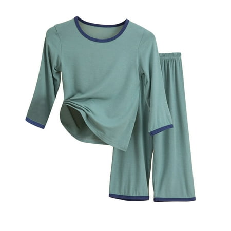 Children s Homewear Boys Girls Autumn Winter Long Sleeve Solid Color Pajamas Suit Comfortable and Warm Children s Clothing Teenage Boy Pajamas Hooded Pajamas for Boys Boy Set Toddler Boy Boys 3 T
Children s Homewear Boys Girls Autumn Winter Long Sleeve Solid Color Pajamas Suit Comfortable and Warm Children s Clothing Teenage Boy Pajamas Hooded Pajamas for Boys Boy Set Toddler Boy Boys 3 T