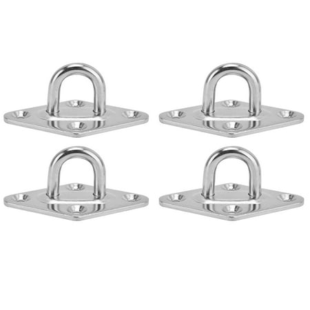 4 Pcs 304 Stainless Steel Eye Plate Ceiling Wall Mount Hook for Swings Hammocks Decorations
4 Pcs 304 Stainless Steel Eye Plate Ceiling Wall Mount Hook for Swings Hammocks Decorations