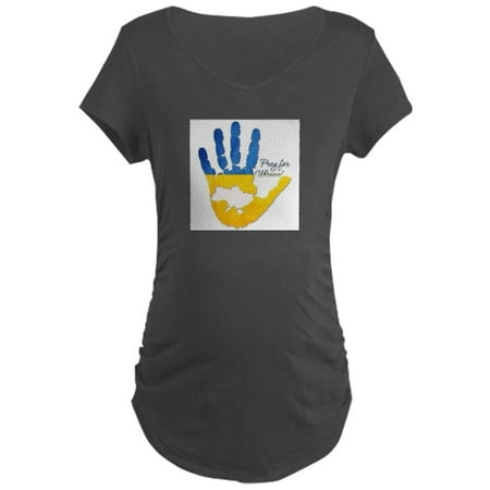 CafePress - Ukraine Maternity T Shirt - Maternity Dark T-Shirt