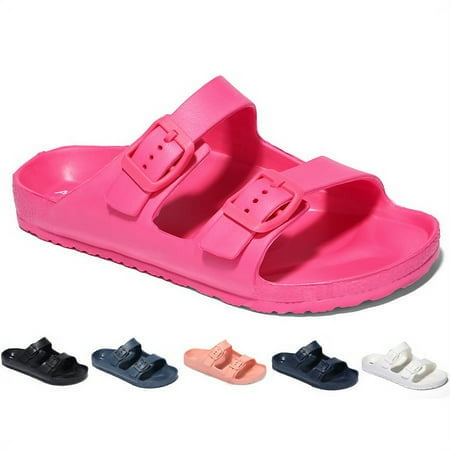 Kids Girls Comfort Slides Soft Sandals for Boys with Adjustable Two Buckle Sizes 10-4
Kids Girls Comfort Slides Soft Sandals for Boys with Adjustable Two Buckle Sizes 10-4