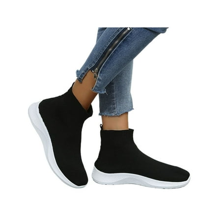 Kesitin Ladies Comfortable Knit Upper Sock Sneaker Sports Lightweight Casual Sneakers Slip On Walking Shoes Black 9
Kesitin Ladies Comfortable Knit Upper Sock Sneaker Sports Lightweight Casual Sneakers Slip On Walking Shoes Black 9