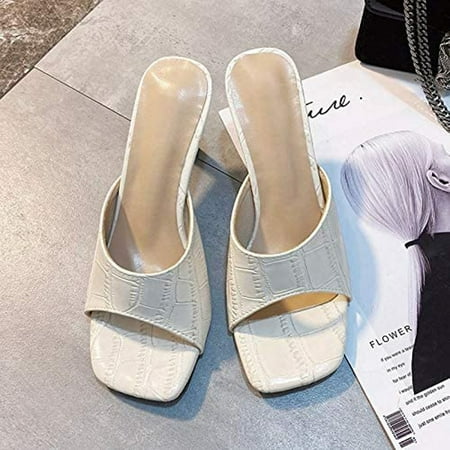Yoslce Slippers for Women High-Heeled Open Toe New Summer Products Thin Heel Toe High Sandals
Yoslce Slippers for Women High-Heeled Open Toe New Summer Products Thin Heel Toe High Sandals