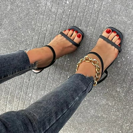 Womens Shoes Summer Fashion Casual New Arrivals High Heels Elastic Band Ankle Strap Sandals
Womens Shoes Summer Fashion Casual New Arrivals High Heels Elastic Band Ankle Strap Sandals