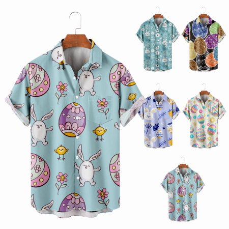 Easter Unisex Casual Hawaii Shirts with Breast Pocket Summer Tops Up to 8XL
Easter Unisex Casual Hawaii Shirts with Breast Pocket Summer Tops Up to 8XL