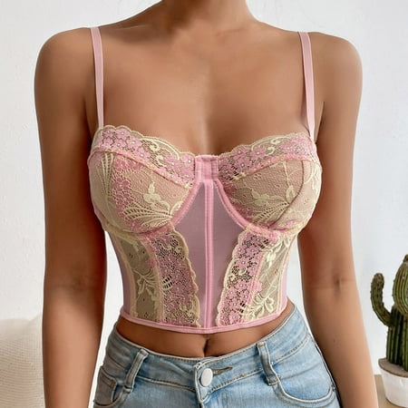 Women Lace Bra Strapless Satin Tube Top Crop Bustier Top Sheer Casual Blouse Tops Mini Bustier Compression Body Suit Women Women s Tops
Women Lace Bra Strapless Satin Tube Top Crop Bustier Top Sheer Casual Blouse Tops Mini Bustier Compression Body Suit Women Women s Tops