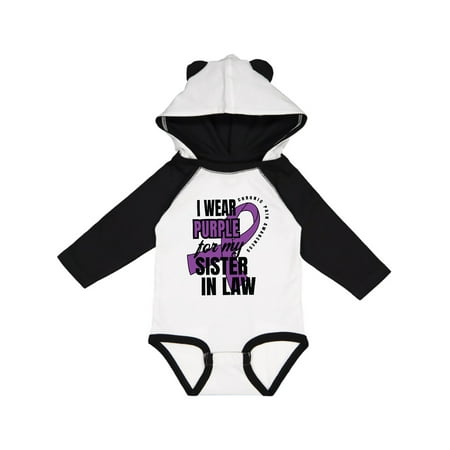 Inktastic Chronic Pain I Wear Purple For My Sister in Law Gift Baby Boy or Baby Girl Long Sleeve Bodysuit
Inktastic Chronic Pain I Wear Purple For My Sister in Law Gift Baby Boy or Baby Girl Long Sleeve Bodysuit
