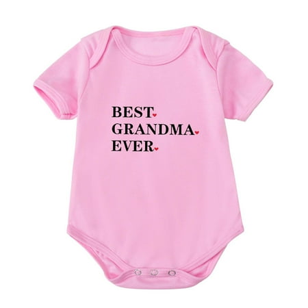 Borniu Baby Girls Boys Romper Toddler Short Sleeve Onesies Letter Printed T-Shirt Jumpsuit 0-24 Months
Borniu Baby Girls Boys Romper Toddler Short Sleeve Onesies Letter Printed T-Shirt Jumpsuit 0-24 Months