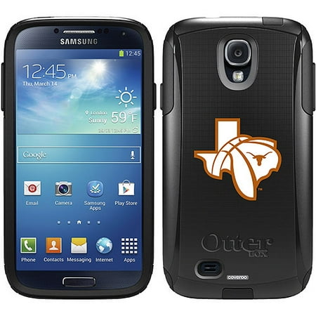 University of Texas Basketball Design on OtterBox Commuter Series Case for Samsung Galaxy S4