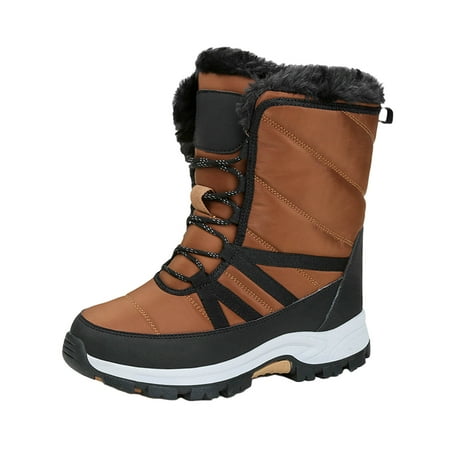 AnuirheiH Winter Snow Boots For Women Shoes Cotton Plush Shoes Non Slip Warm Outdoor Waterproof And Antiskid Boots On Sale
AnuirheiH Winter Snow Boots For Women Shoes Cotton Plush Shoes Non Slip Warm Outdoor Waterproof And Antiskid Boots On Sale