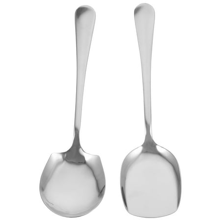 2pcs Reusable Spoon Food Serving Shovel Banquet Serving Spoon Kitchen Gadgets