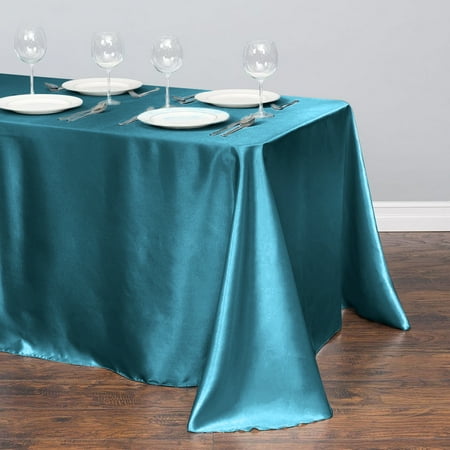 BITFLY Satin Tablecloth 57x144Inches Rectangular Table Overlay Cover Bright Silk Tablecloth Smooth Fabric Table Decor for Wedding Banquet Table Decoration
BITFLY Satin Tablecloth 57x144Inches Rectangular Table Overlay Cover Bright Silk Tablecloth Smooth Fabric Table Decor for Wedding Banquet Table Decoration