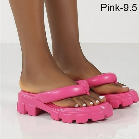 New Fashion Design Thick Bottom Women Ladies Slippers Slippers Summer Flip-Flops PINK 9.5
New Fashion Design Thick Bottom Women Ladies Slippers Slippers Summer Flip-Flops PINK 9.5