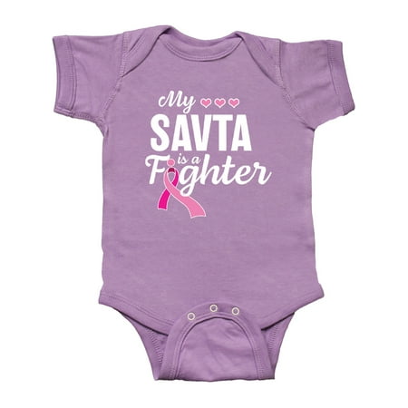 Inktastic Breast Cancer Awareness My Savta is a Fighter Gift Baby Boy or Baby Girl Bodysuit
Inktastic Breast Cancer Awareness My Savta is a Fighter Gift Baby Boy or Baby Girl Bodysuit