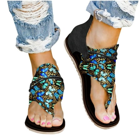 Gladiator Sandals for Women Comfort Flat Sandals Summer Beach Bohemia Thong Flat Shoes Zipper Casual Beach Vintage Flip Flops
Gladiator Sandals for Women Comfort Flat Sandals Summer Beach Bohemia Thong Flat Shoes Zipper Casual Beach Vintage Flip Flops