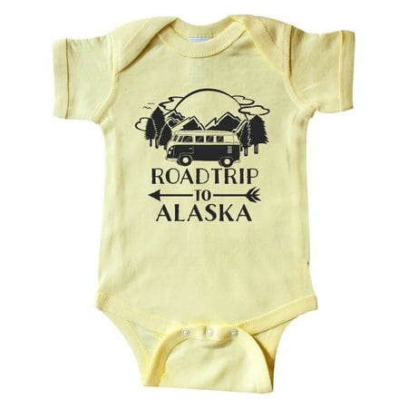 Inktastic Road Trip To Alaska Gift Baby Boy or Baby Girl Bodysuit